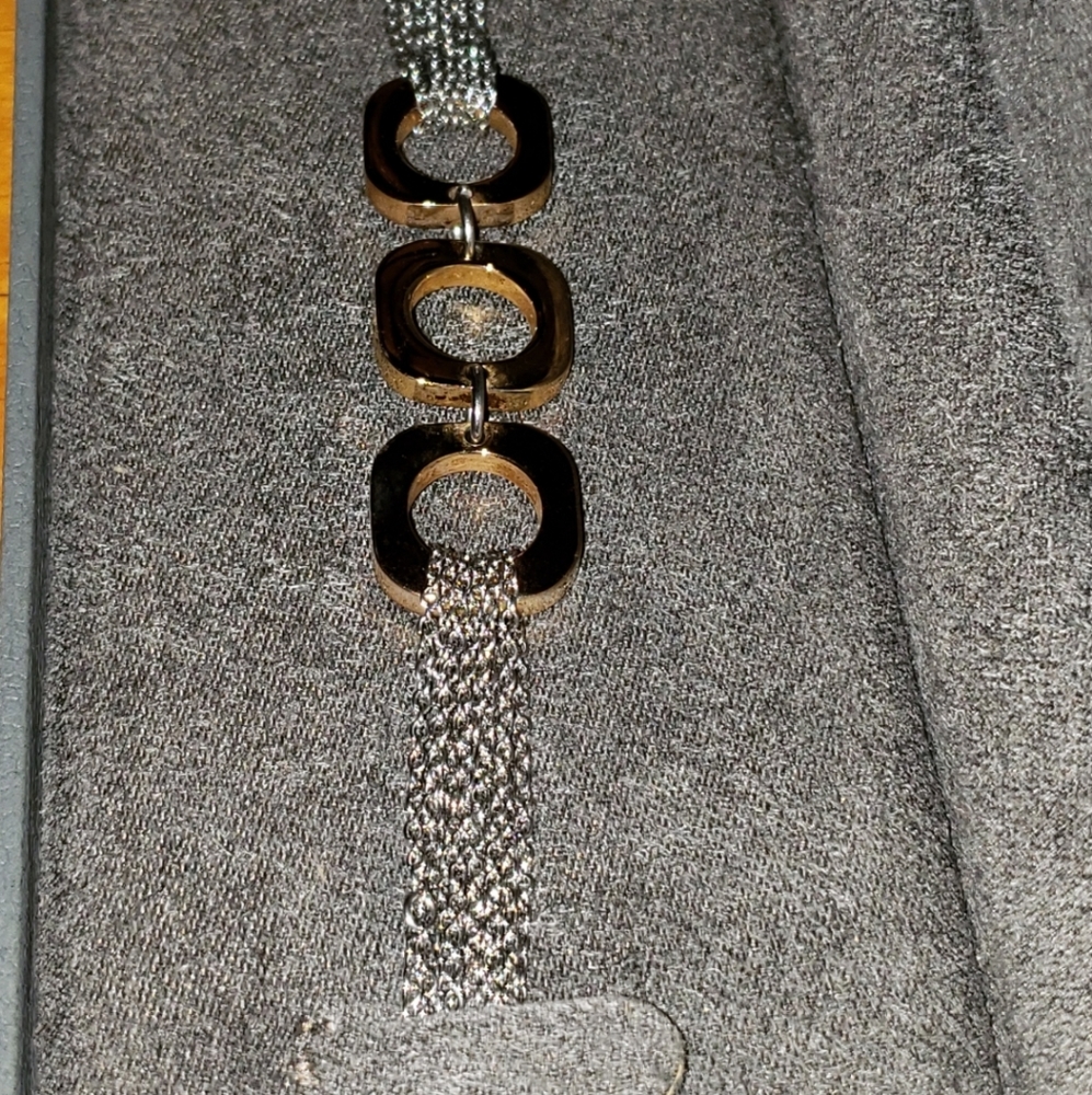 Beautiful Chisel Steel and Brass Bracelet